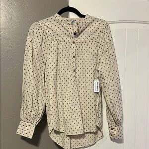 Old Navy Polka Dot Blouse